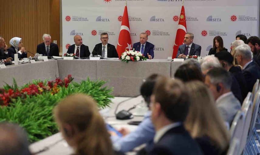 Erdoğan'dan Türkevi'nde düşünce kuruluşlarıyla diyalog vurgusu