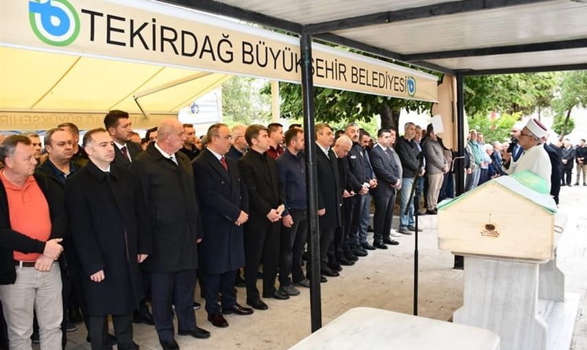 Vali Bakan'ın kayınpederi Tekirdağ'da toprağa verildi