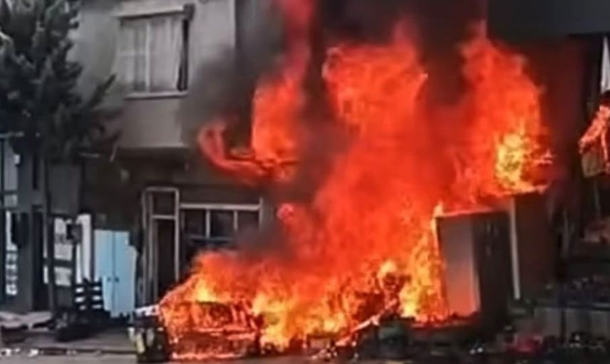 Gaziantep'te Barak Mahallesi'ndeki ruhsatsız petshopta yangın: çok sayıda hayvan telef oldu