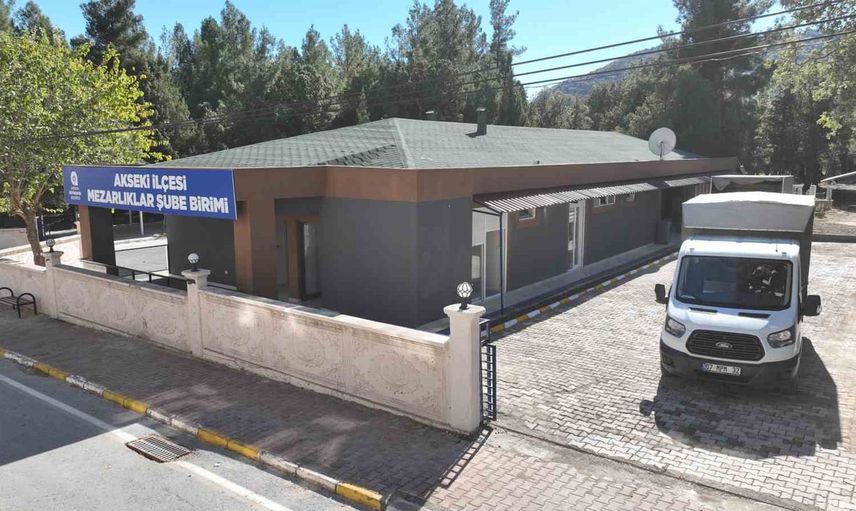 İlçe merkezlerinde modernleşme: Elmalı morg ve gasilhane açıldı