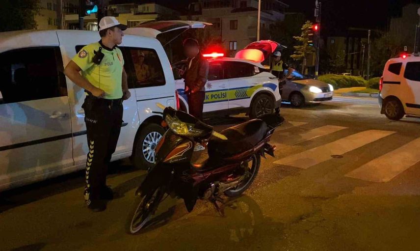 Geceki motosiklet turu sürücüyü 90 bin liralık cezayla evine gönderdi