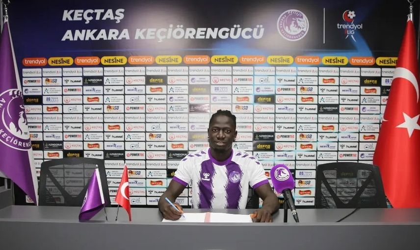 Keçiörengücü'ne 22 yaşında golcü: Herculano Nabian imzayı attı