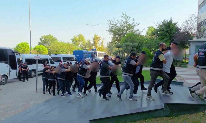 Adana'da yürütülen 'Yalçınlar' soruşturmasında 41 tutuklama