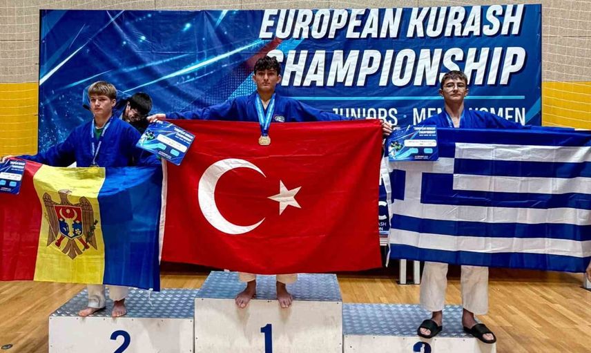 Düzceli üç sporcu Kuraş'ta Avrupa şampiyonluğuna uzandı