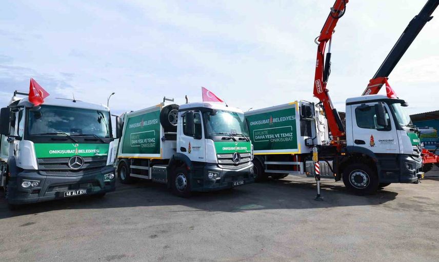 Onikişubat 200 milyon liralık yatırımla filo kapasitesini 30 yeni araçla artırdı