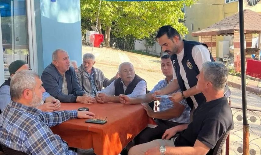 Sinop'ta emniyetten saha bilgilendirmesi: KADES, dolandırıcılık ve mantar uyarısı