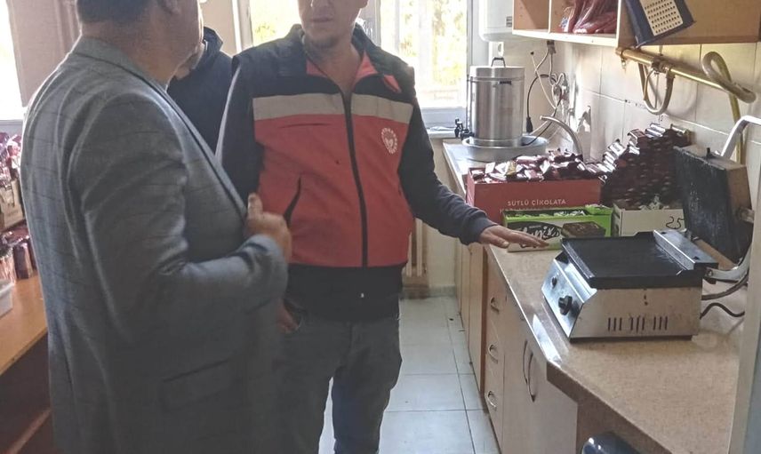 Çavdarhisar’da öğrenci sağlığına yönelik kantin denetimleri