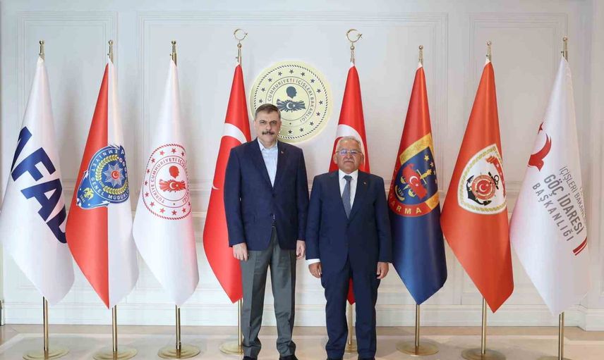 Büyükkılıç'tan Çiftçi'ye nezaket ziyareti: başkentte temaslar sürüyor