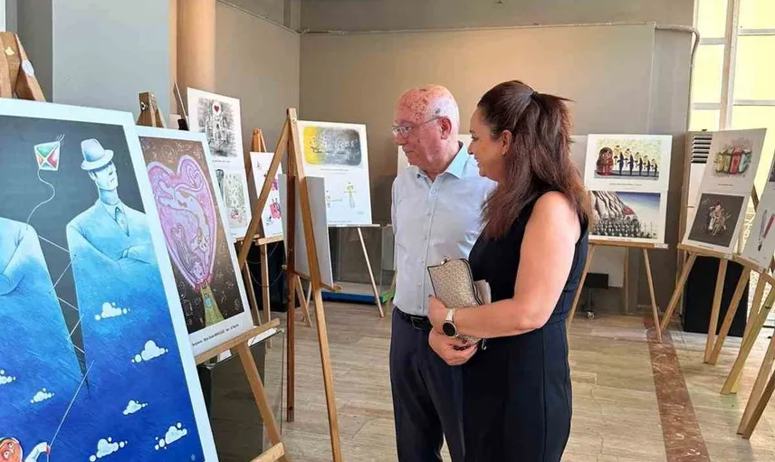 Muğla'da çizgilerle sevgi: uluslararası karikatürler altı ilçede sergilendi