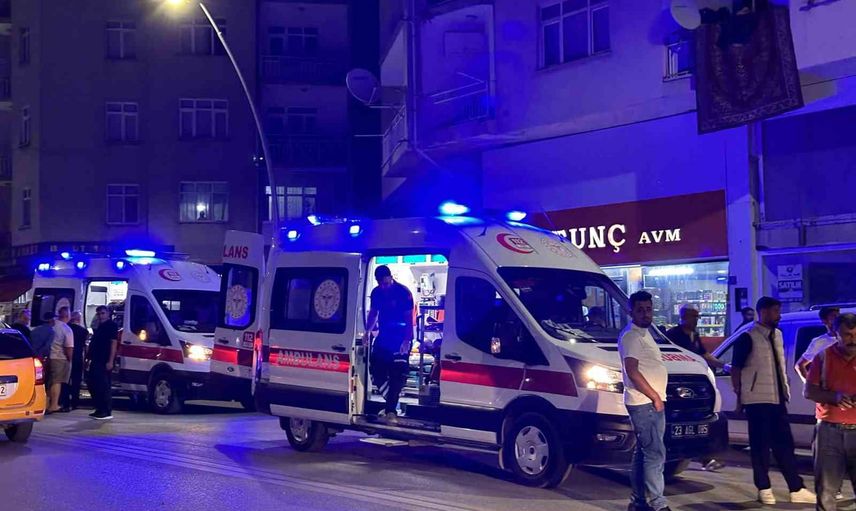 Elazığ'da Nailbey Mahallesi'nde zincirleme kaza: iki kişi yaralandı