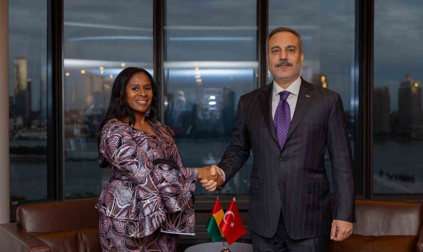 Diplomasi buluşması New York'ta: Fidan ile Fatuma Jau bir araya geldi