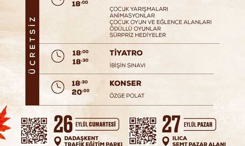 Sonbahar akşamları Aziziye'yi bir araya getiriyor