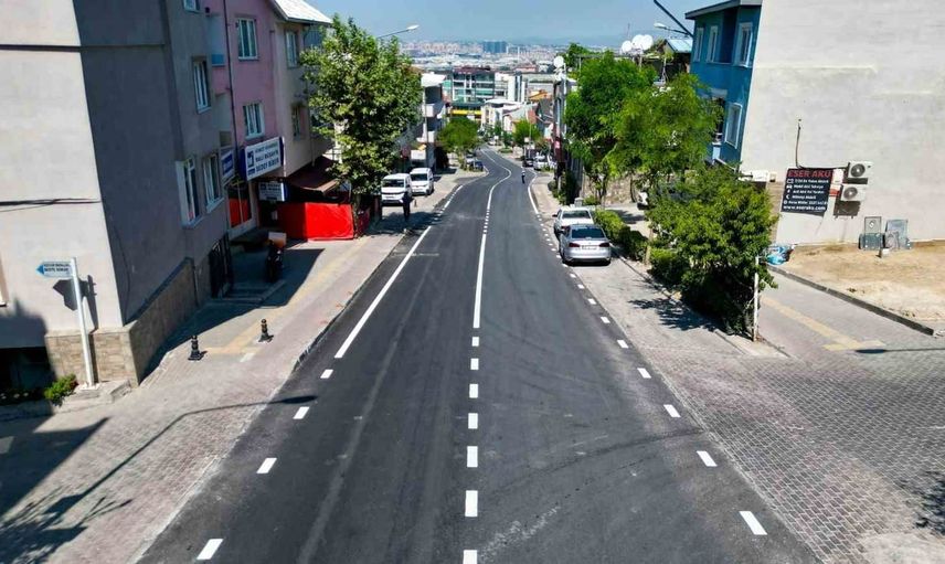 Bursa'da Nilüfer'in Dumlupınar Caddesi yenilendi