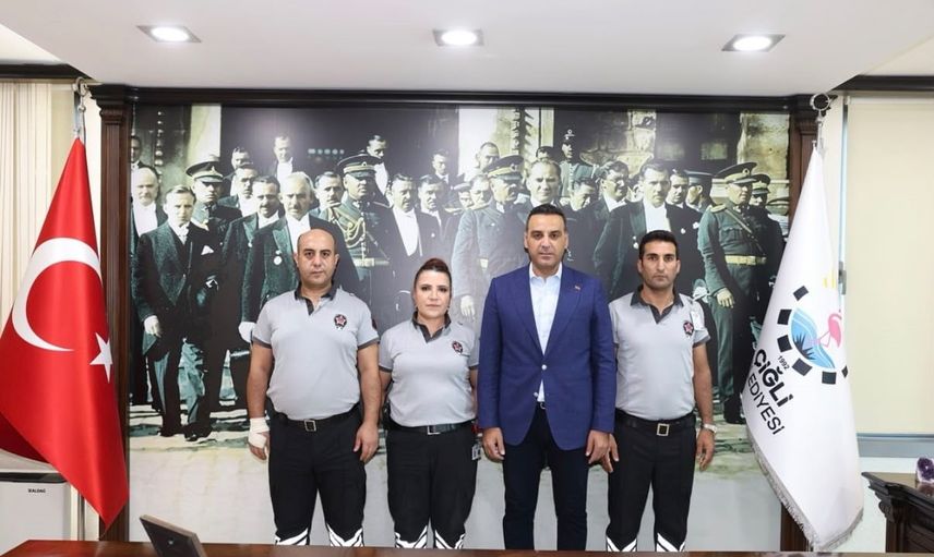Çiğli'de kararlı müdahale: saldırgini yakalayan güvenlik ekibine ödül