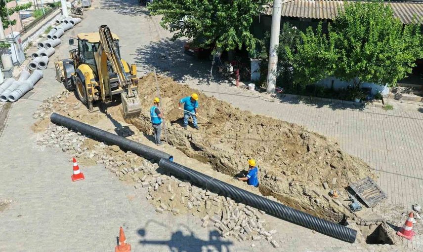 Osmanbükü'ne kalıcı yağmur suyu altyapısı yatırımı