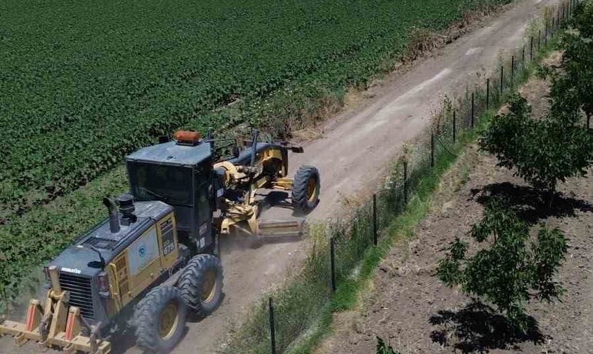 Tekirdağ'da tarla yolları yenilendi: üreticilerin erişimi kolaylaştı