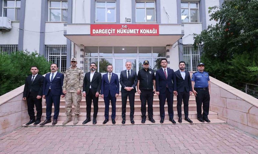 Vali Tuncay Akkoyun'un Dargeçit programı: kaymakam ziyareti ve kurum incelemeleri