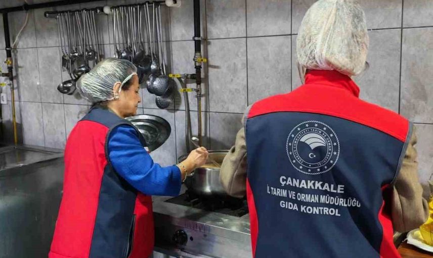 Çanakkale'de yurt yemekhanelerine eş zamanlı hijyen denetimi