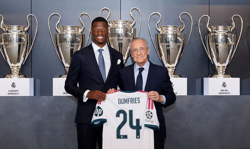 Real Madrid kadrosuna deneyimli bek Denzel Dumfries'i kattı