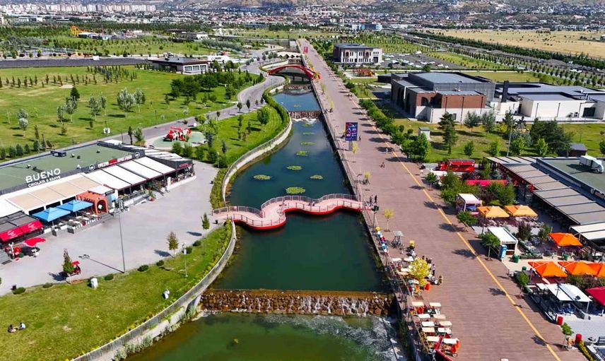 Kayseri'de Recep Tayyip Erdoğan Millet Bahçesi otopark ve donatılarla genişliyor