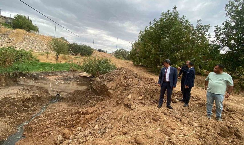 Karagüveç'te altyapı yenileniyor: kaymakam Aslan kanalizasyon çalışmalarını inceledi