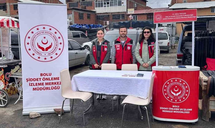 Gerede panayırında şiddetle mücadeleye dikkat çekildi: KADES tanıtıldı