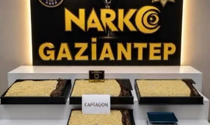 Kargoda gizlenen mutfak araçlarında 400 bin Captagon hap ele geçirildi