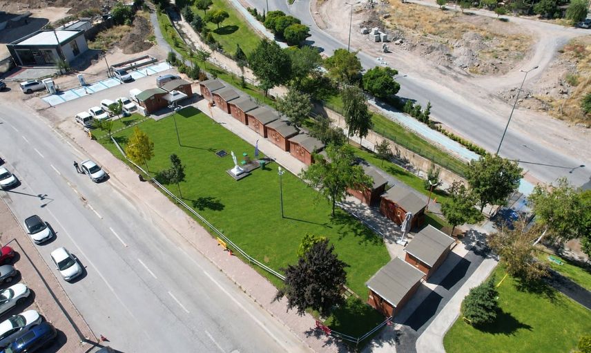 Talas'ta sahaflar çarşısı yeni adresinde hizmete başladı