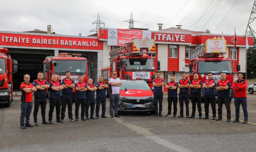 ordu itfaiyesi haftayı tanıtım ve eğitimle geçirdi