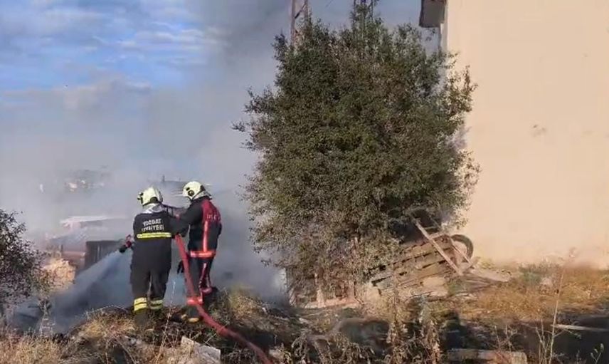 Trafodaki patlama Yozgat'ta otluk alana sıçrayan yangına yol açtı
