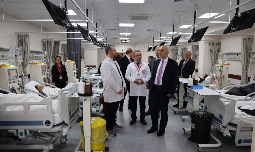 Üniversite hastanesinde altyapı güçlendiriliyor: Ulusoy’dan kapsamlı ziyaret