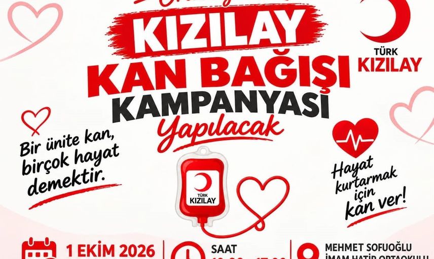 Nazilli'de okul iş birliğiyle kan bağışı kampanyası: hayat bağışına çağrı