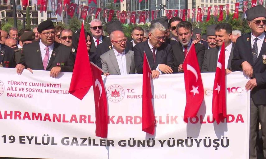 Bursa'da gaziler günü'nde vefa ve fedakârlık öne çıktı