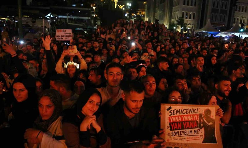 Sağanak altında Semicenk coşkusu