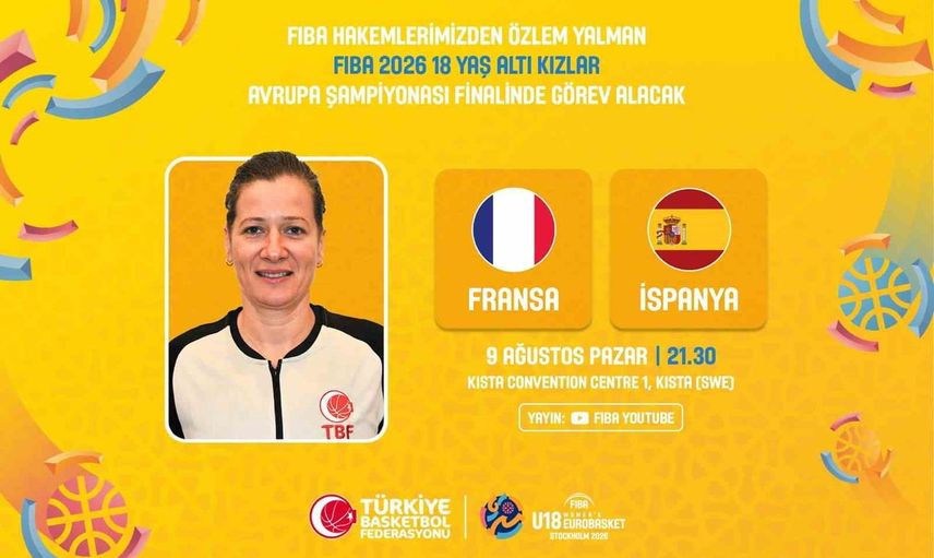 Hakemliğin sorumluluğu finalde: Özlem Yalman Stockholm'da düdük çalacak
