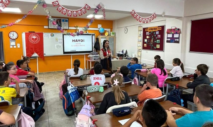 Vize'de küçüklerden büyük adım: ilkokullarda su verimliliği eğitimi