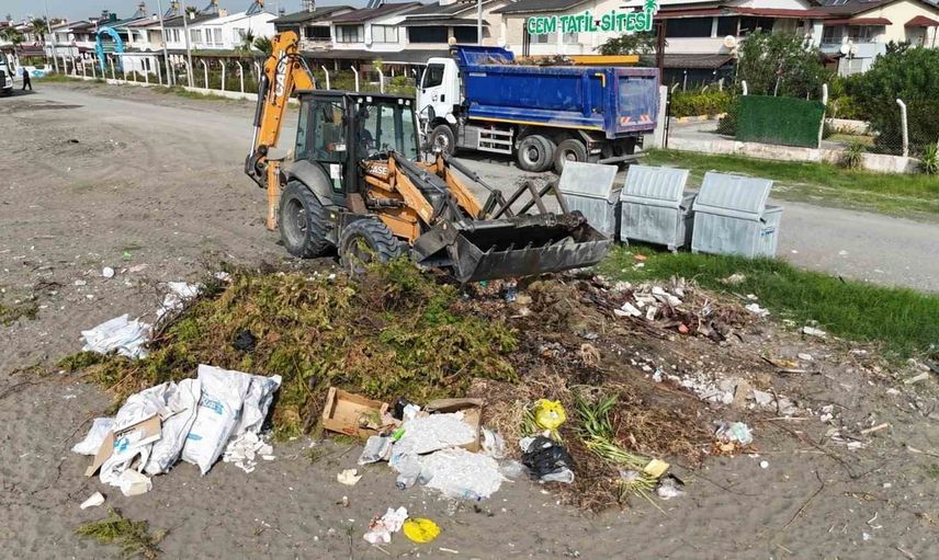Hatay kıyılarında sezon sonu temizlik seferberliği
