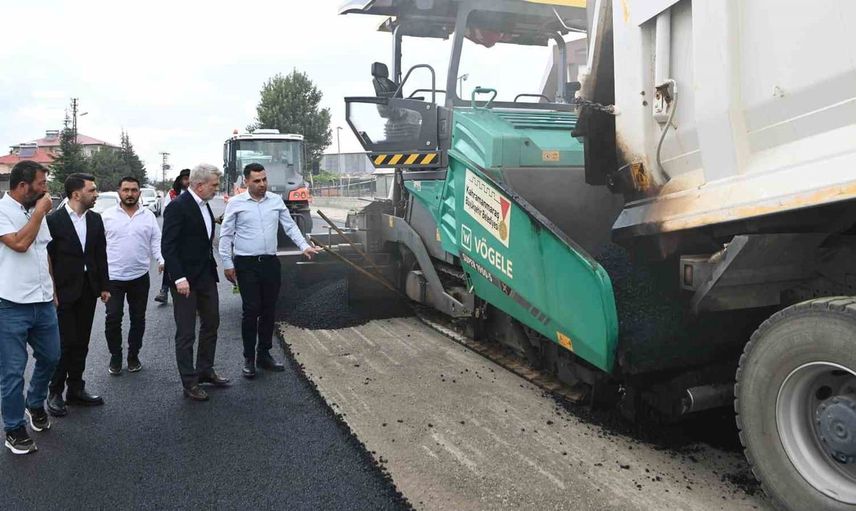 Kuzey ilçelerde kurulan asfalt tesisi altı ilçenin yol yatırımlarını hızlandırıyor