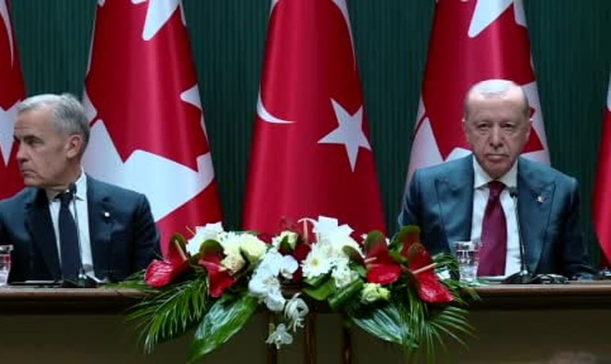 Beştepe'de Erdoğan ile Mark Carney ortak basın toplantısı yaptı