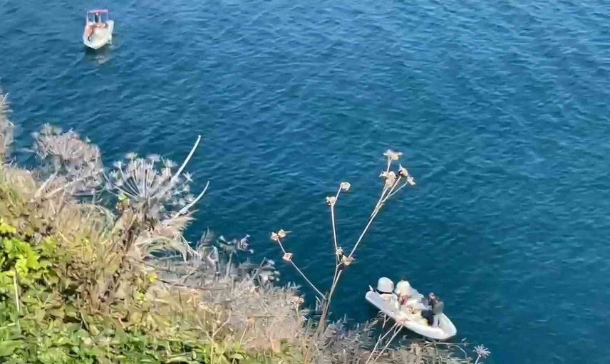 Amasra açıklarında izine rastlanamayan tekne için dalgıçlar seferde