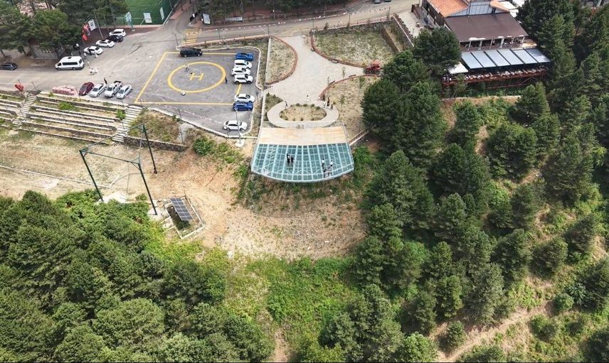 Zorkun yaylası'nda cam gökyüzü: ormana nazır seyir terası ziyaretçileri cezbediyor