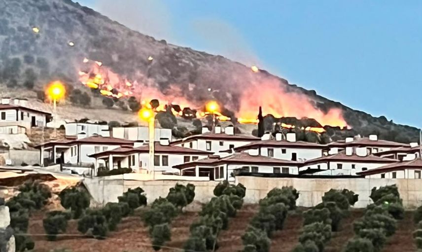 Adıyaman'da Palanlı meşeliklerinde çıkan yangın kontrol altına alındı