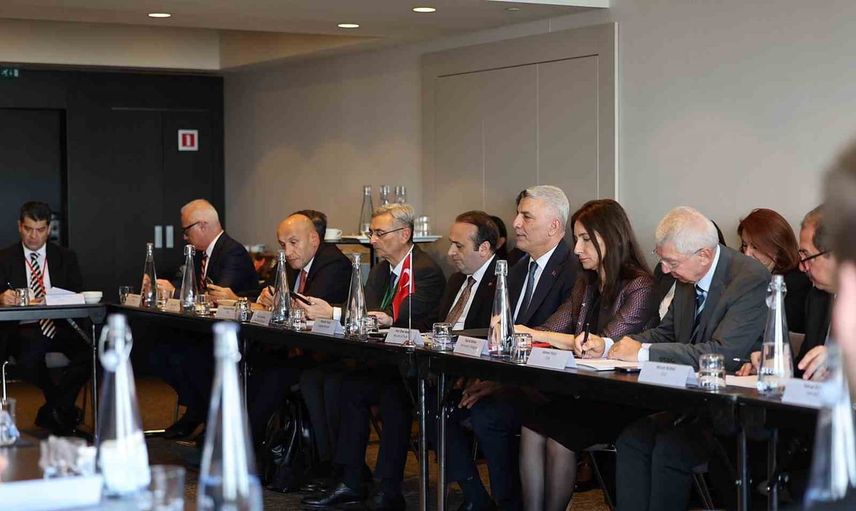Belçika'da iş dünyasıyla buluşan Ömer Bolat, ticaret hedeflerini genişletti