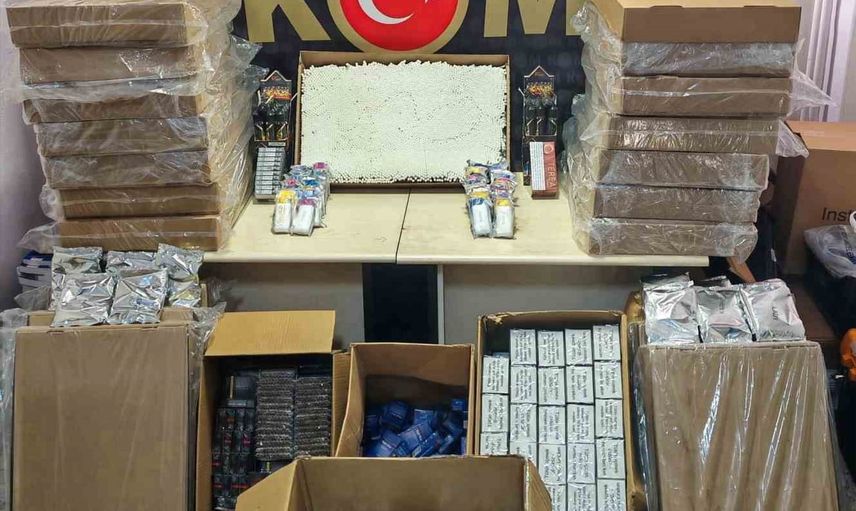 Bilecik’te kaçakçılığa büyük darbe: yüz binin üzerinde doldurulmuş makaron ele geçirildi