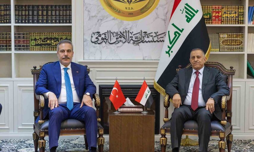 Fidan Bağdat'ta ulusal güvenlik müsteşarıyla diplomasi trafiğini sürdürdü