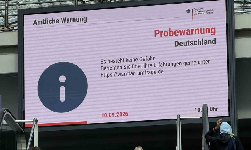 Almanya'da uyarı günü tatbikatı: sirenler ve telefon alarmları sınandı