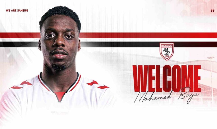 samsunspor, Mohamed Bayo ile 4+1 yıllık sözleşme imzaladı