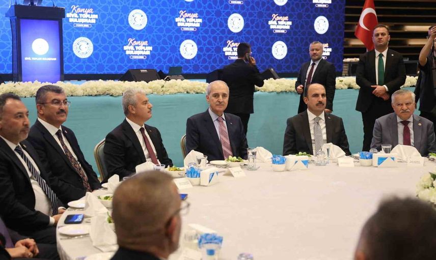 Konya'da Kurtulmuş: Filistin tam bağımsız olana kadar Türkiye desteğini sürdürecek