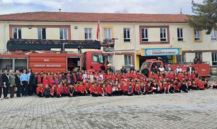 Hisarcık'ta çocuklara afet bilinci aşılanıyor
