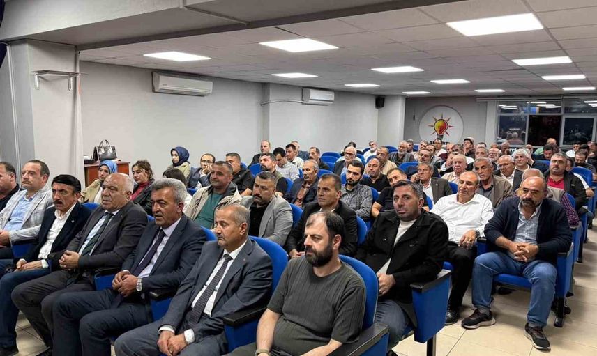Merkez ilçe yönetimi milletvekili Süleyman Karaman ile mahalle taleplerini değerlendirdi